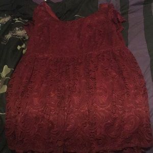 Red Wine Party Dress